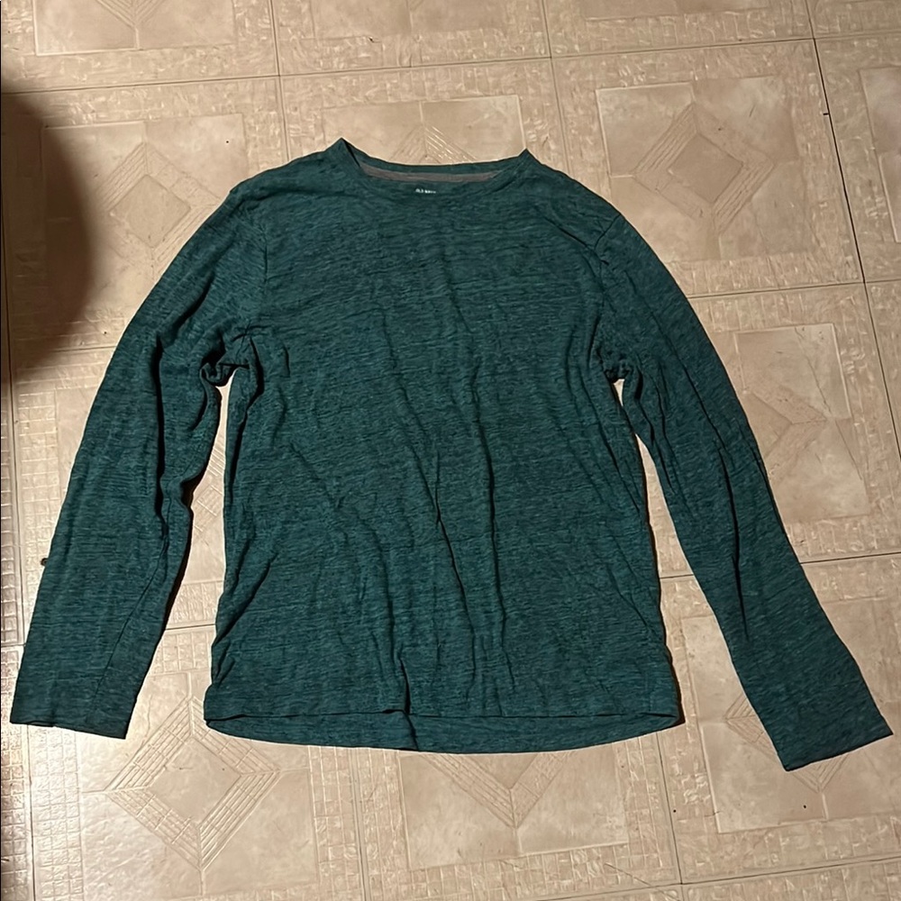 Old Navy Teal Long Sleeve Shirt